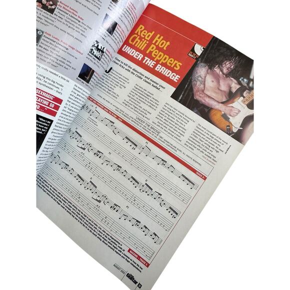 Guitar Magazines (5) Metallica Ozzy Stevie Ray Vaughn Red Hot Chili Peppers - Picture 8 of 12